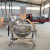 500L Sauce Stainless Steel Electric Gas Heating Tilt Scraper Mixer Semi Automatic Planetary Jacketed Kettle
