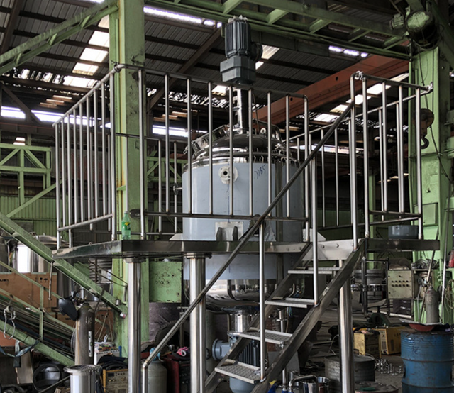 2000L CIP Stainless Steel 316L Chemical Electric Heat Interlayer Insulation Double Layer Jacketed Mixing Tank