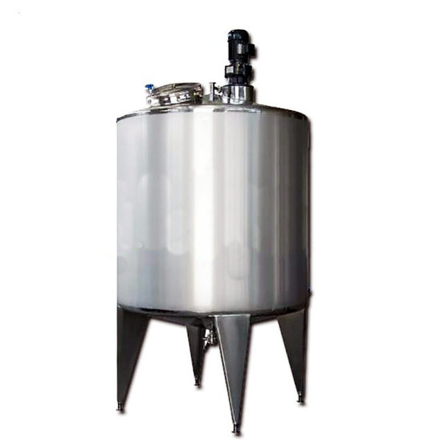 Factory Price Customized Sanitary Liquid Storage Tank Mixing Tank with Agitator Homogenizer Jacket Electric Heating