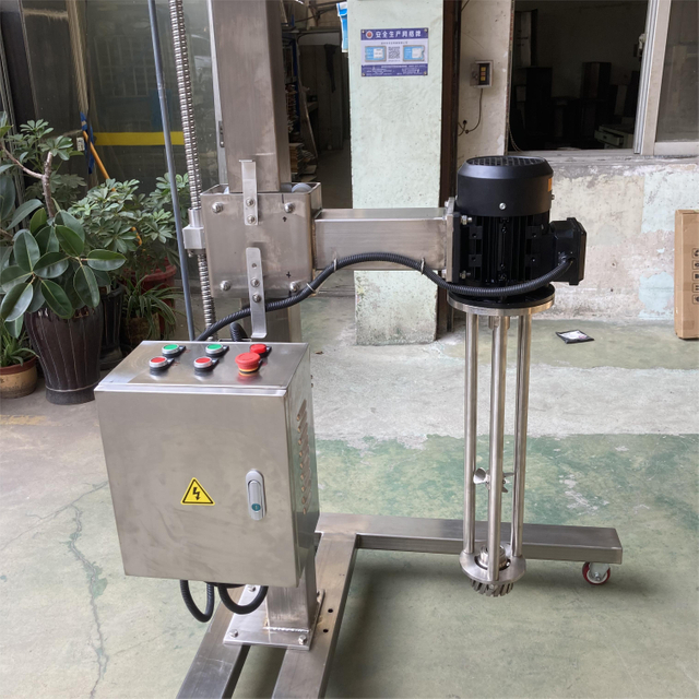 Honey Stainless Steel Mixer High Shear Dispersion Emulsifier Sanitary Homogenizer With Hydraulic Lift