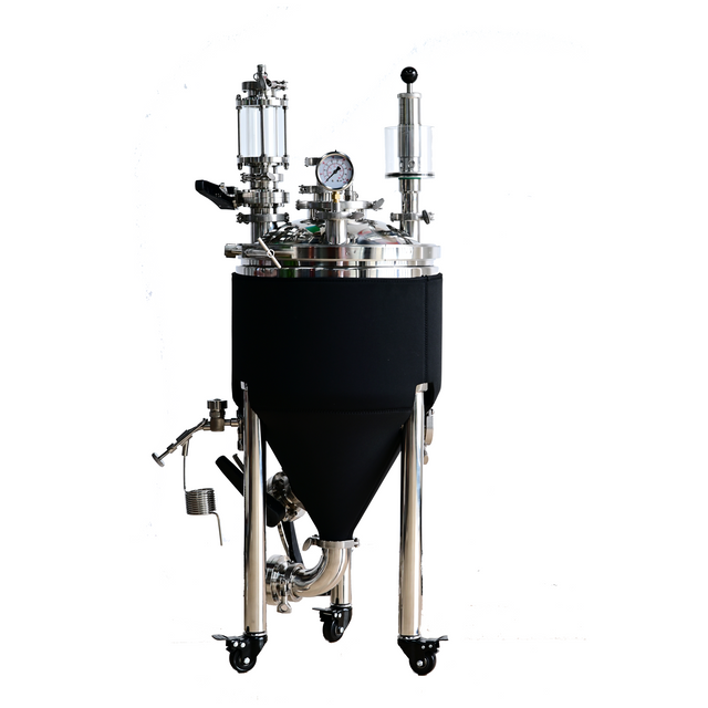 50L Conical Fermenter Tank Stainless Steel 304 Manufacturing Plant Mobile Wine Beer Fermentation Tank