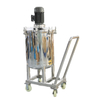 Food Grade Stainless Steel 304 Movable Single Layer Cream Transfer Batching Tank Soap High Shear Emulsifying tank