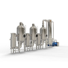 Stainless Steel Triple Effect Energy Saving Low Temperature Steam Heating Concentrator Vacuum Evaporator
