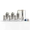 Stainless Steel Triple Effect Energy Saving Low Temperature Steam Heating Concentrator Vacuum Evaporator