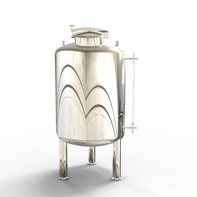 Food Grade Stainless Steel 304 316L Sanitary Milk Storage Vessel Vertical Water Storage Tank