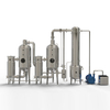 GMP-Compliant Stainless Steel Energy Saving Double Effect Low Temperature Vacuum Evaporator Steam Heating Vacuum Concentrator 