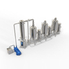 Stainless Steel Triple Effect Energy Saving Low Temperature Steam Heating Concentrator Vacuum Evaporator
