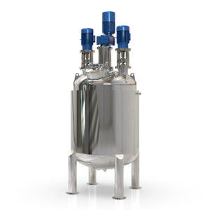 500L SS304 Shampoo Toothpaste Making Mixer Machine Mixing Tank Disperser Homogenizer Mixer Tank Equipment