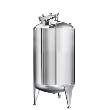 Sanitary Water Vessel Solvent Syrup Container High Quality SS316L Stainless Steel Mix Storage Tank With Ladder