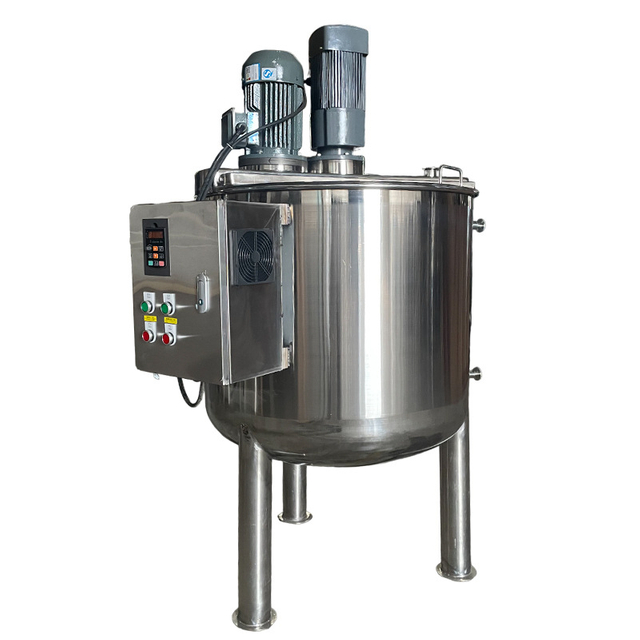 Stainless Steel Mixer Machine Liquid Soap Detergent Shampoo Electric Jacketed Homogenizer Mixing Tank