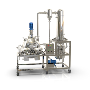 Small Capacity Food Grade Stainless Steel 304 316L Movable Vacuum Spherical Concentrator Vacuum Spherical Evaporator For Herbal