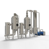 GMP-Compliant Stainless Steel Energy Saving Double Effect Low Temperature Vacuum Evaporator Steam Heating Vacuum Concentrator 